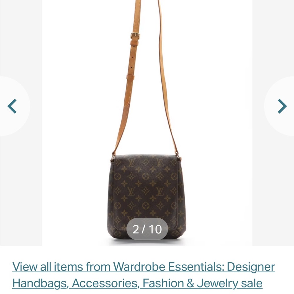 Louis Vuitton Brown Monogram Crossbody Bag Musette Salsa